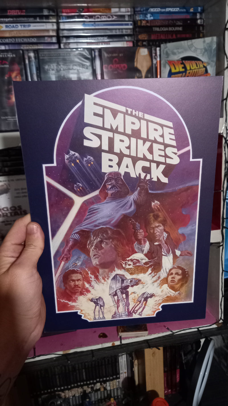 Quadro Star Wars O Império Contra Ataca